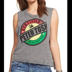 Chaser Peter Tosh factory distressed graphic tank